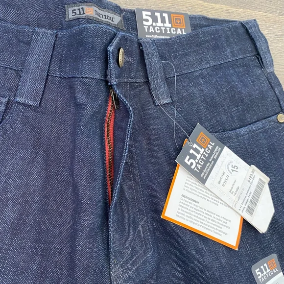 5.11 Tactical Jeans 31x34 Blue Defender Flex Slim Jeans Indigo Dressy Casual